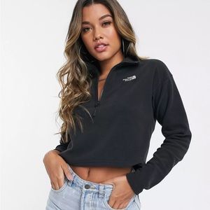 North Face 100 Glacier 1/4 Zip Cropped Pull Over